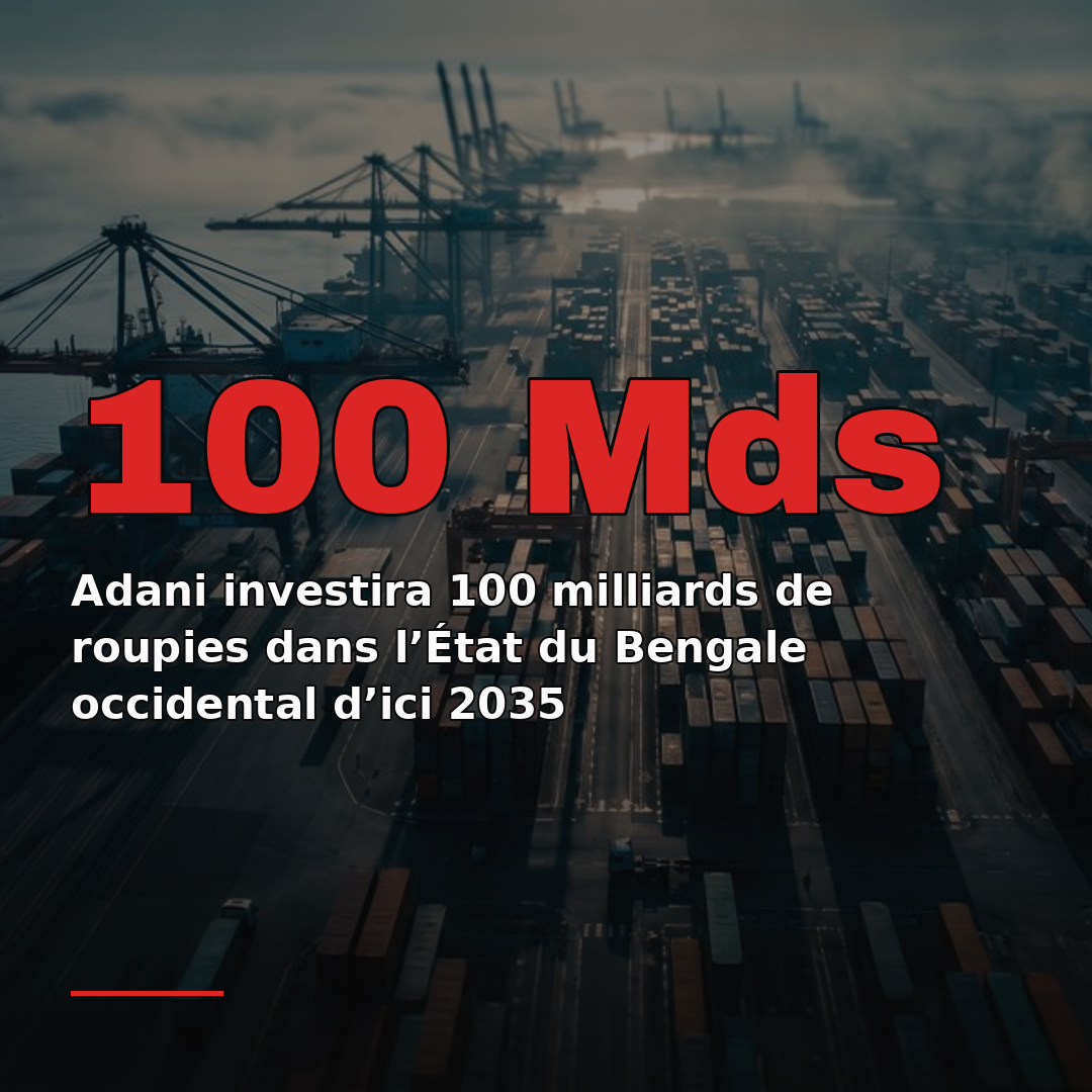 Adani investira 100 milliards de roupies dans l’État du Bengale occidental d’ici 2035