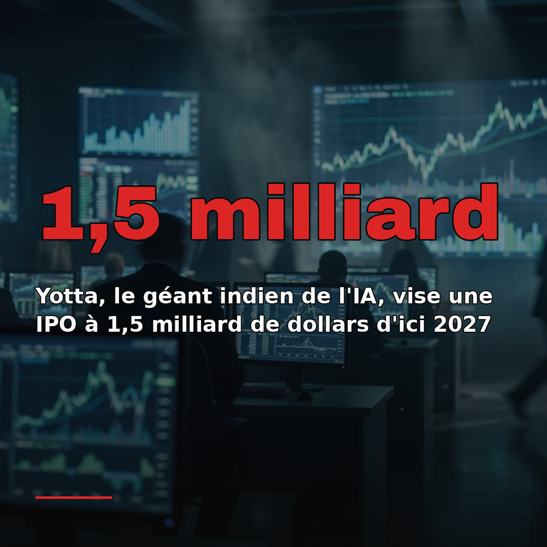 Yotta, le géant indien de l'IA, vise une IPO à 1,5 milliard de dollars d'ici 2027
