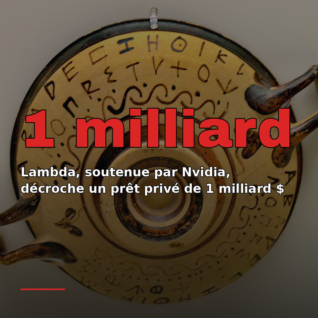 Lambda, soutenue par Nvidia, décroche un prêt privé de 1 milliard $