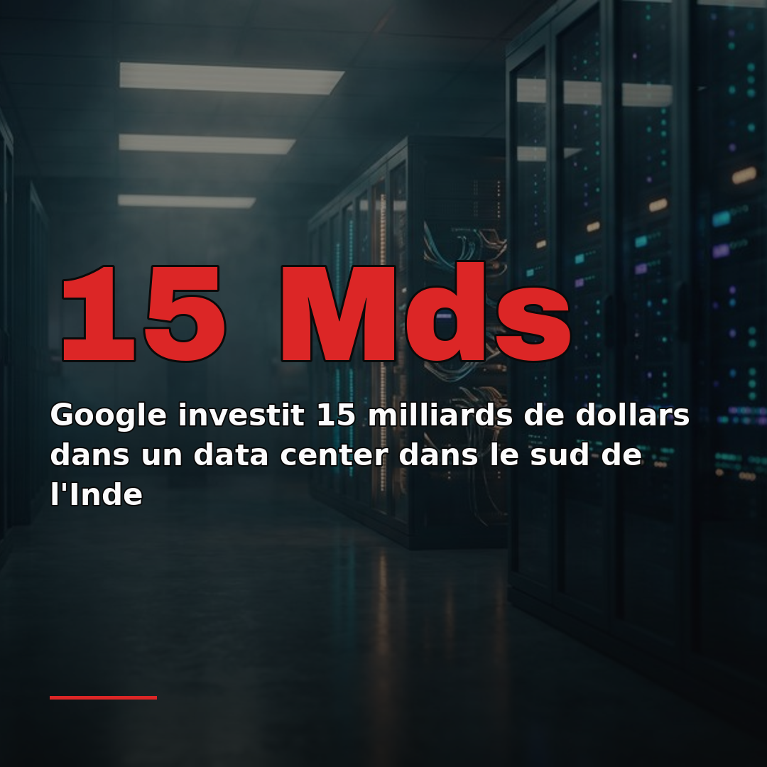 Google investit 15 milliards de dollars dans un data center dans le sud de l'Inde