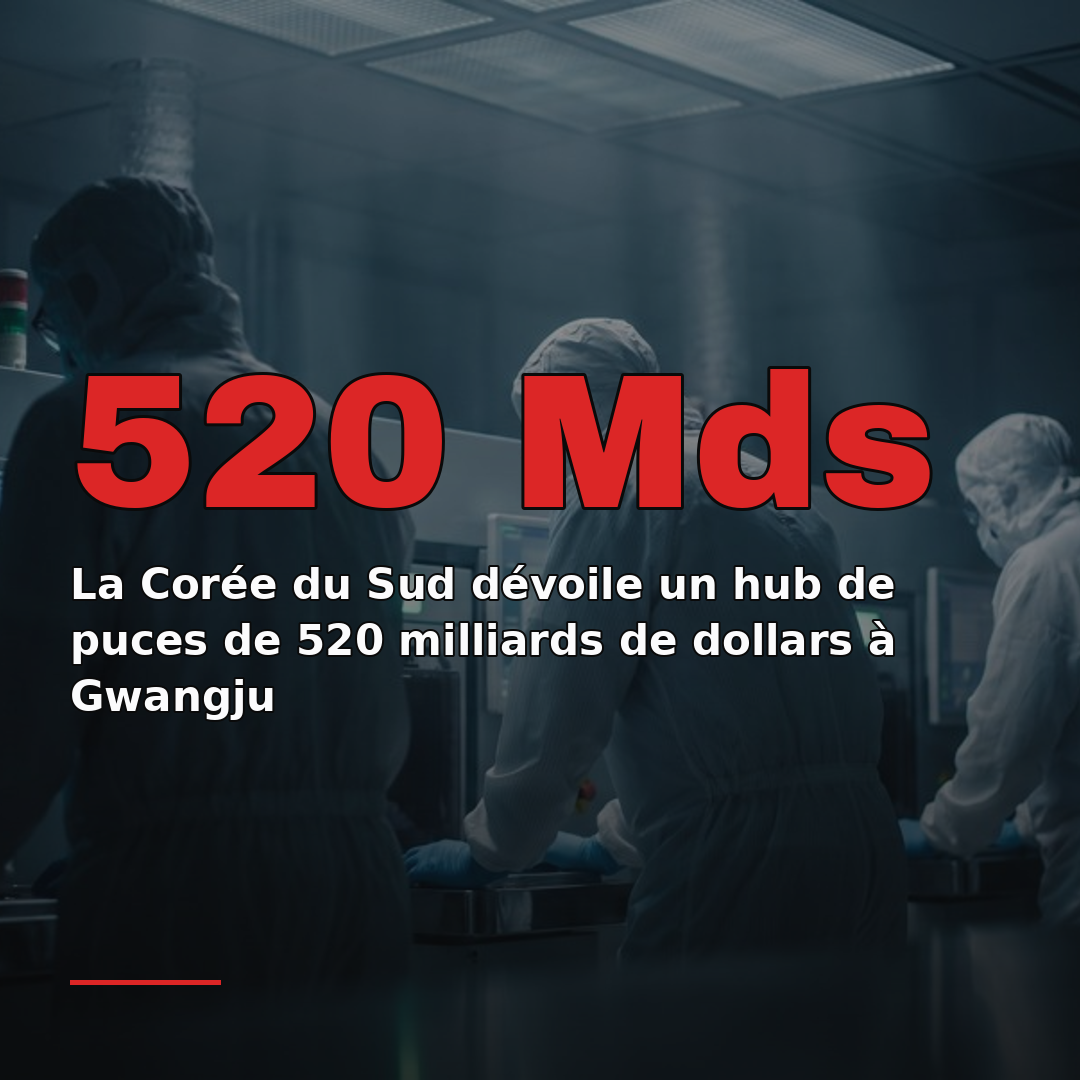 La Corée du Sud dévoile un hub de puces de 520 milliards de dollars à Gwangju