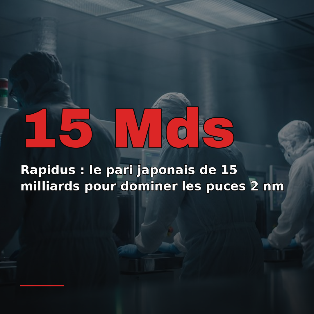 Rapidus : le pari japonais de 15 milliards pour dominer les puces 2 nm