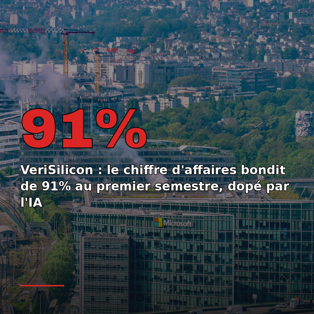 VeriSilicon : le chiffre d'affaires bondit de 91% au premier semestre, dopé par l'IA