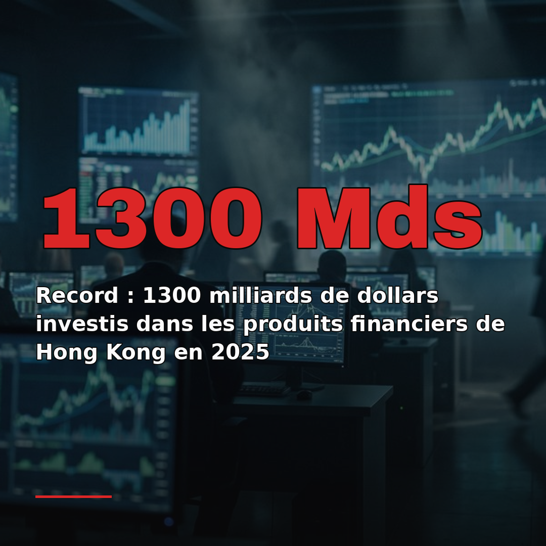 Record : 1300 milliards de dollars investis dans les produits financiers de Hong Kong en 2025
