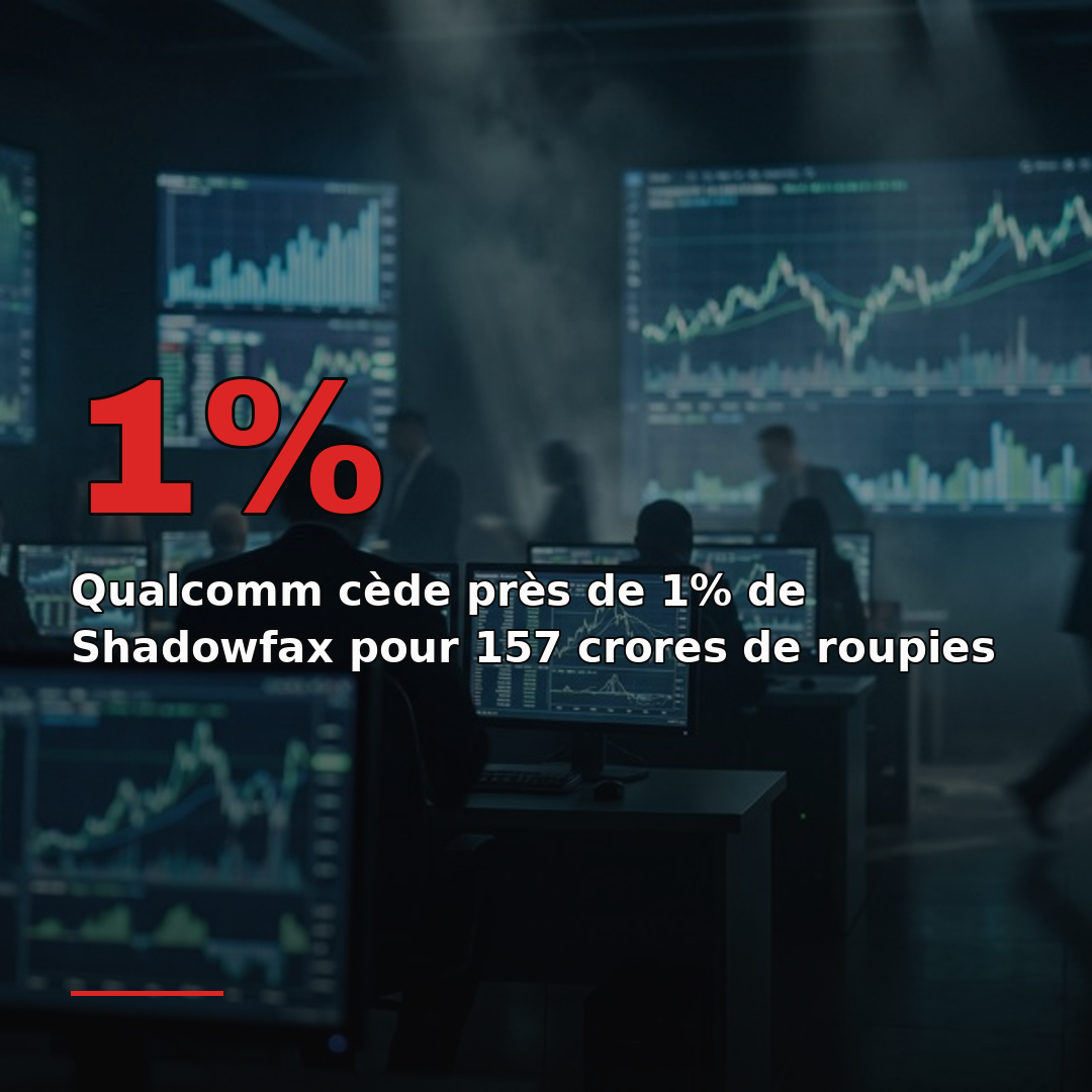 Qualcomm cède près de 1% de Shadowfax pour 157 crores de roupies