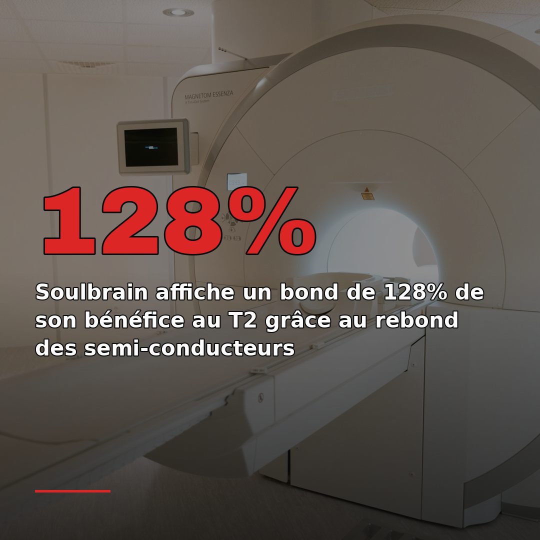 Soulbrain affiche un bond de 128% de son bénéfice au T2 grâce au rebond des semi-conducteurs