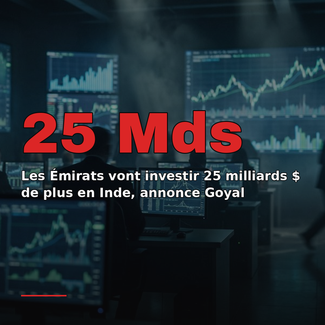 Les Émirats vont investir 25 milliards $ de plus en Inde, annonce Goyal