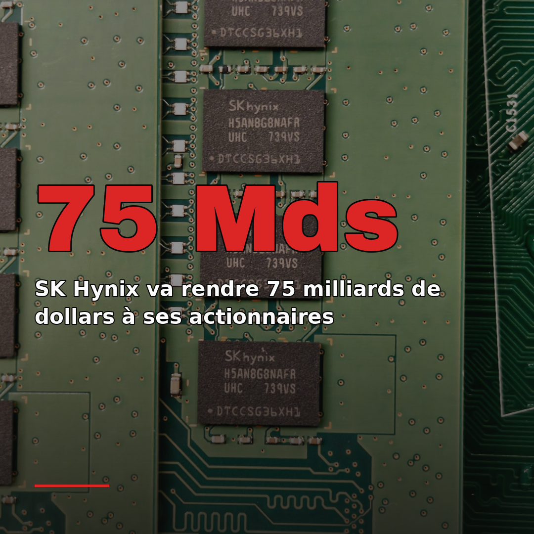 SK Hynix va rendre 75 milliards de dollars à ses actionnaires