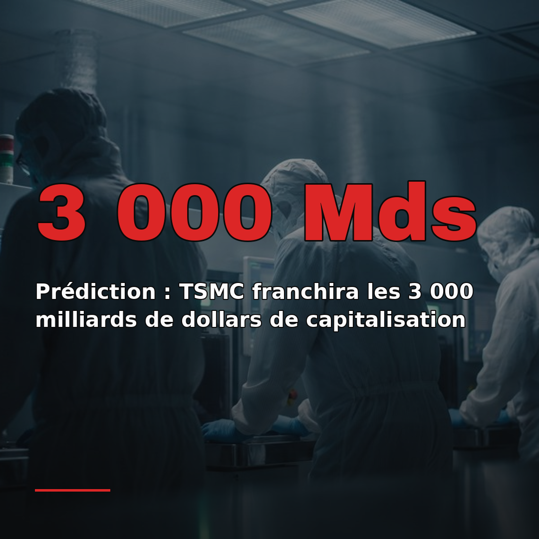 Prédiction : TSMC franchira les 3 000 milliards de dollars de capitalisation
