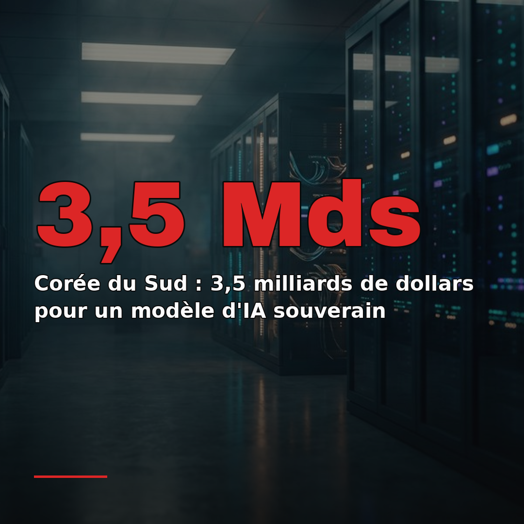 Corée du Sud : 3,5 milliards de dollars pour un modèle d'IA souverain