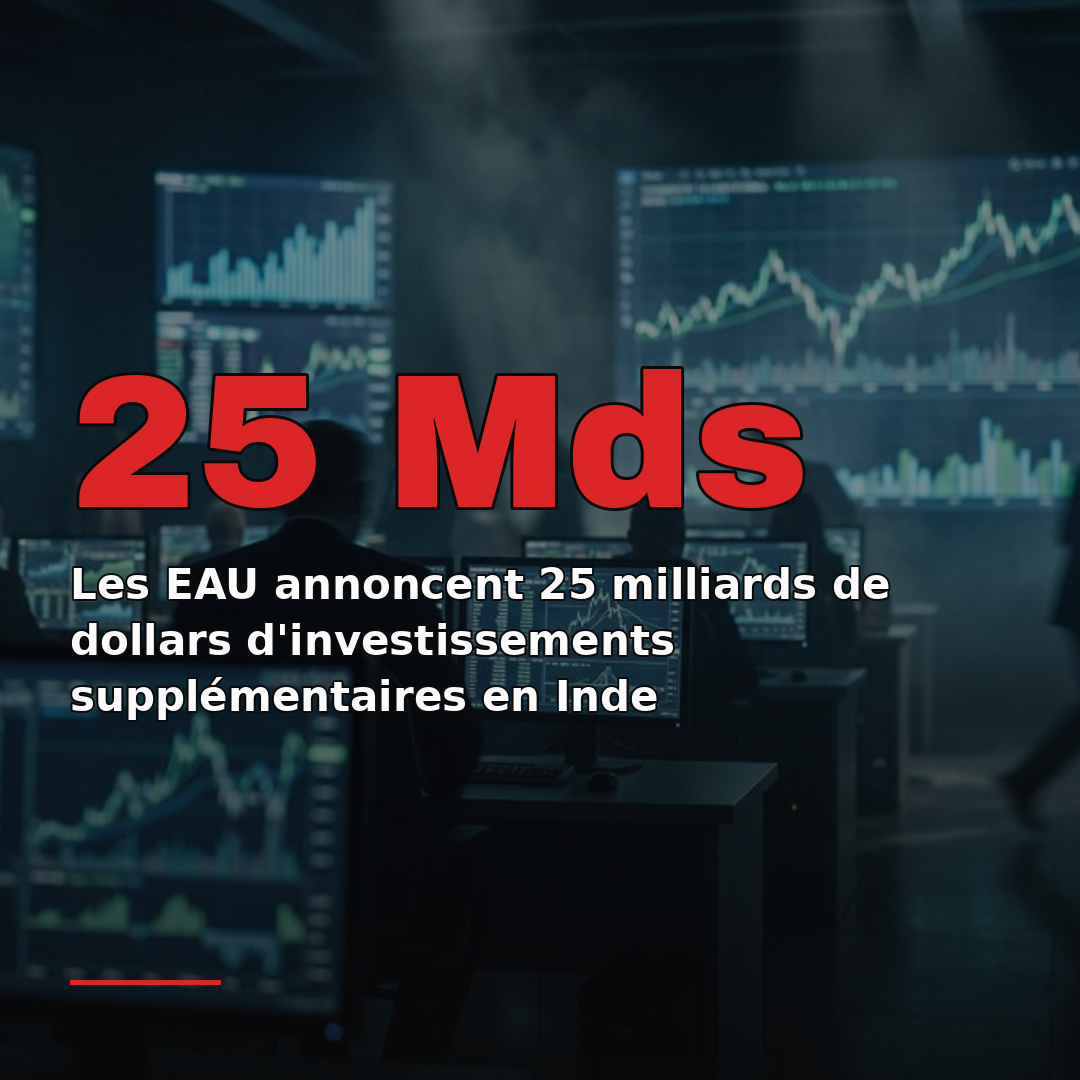 Les EAU annoncent 25 milliards de dollars d'investissements supplémentaires en Inde